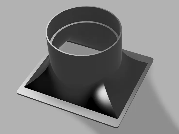 Bassfeflex-Port for 110 mm PVC drain pipe