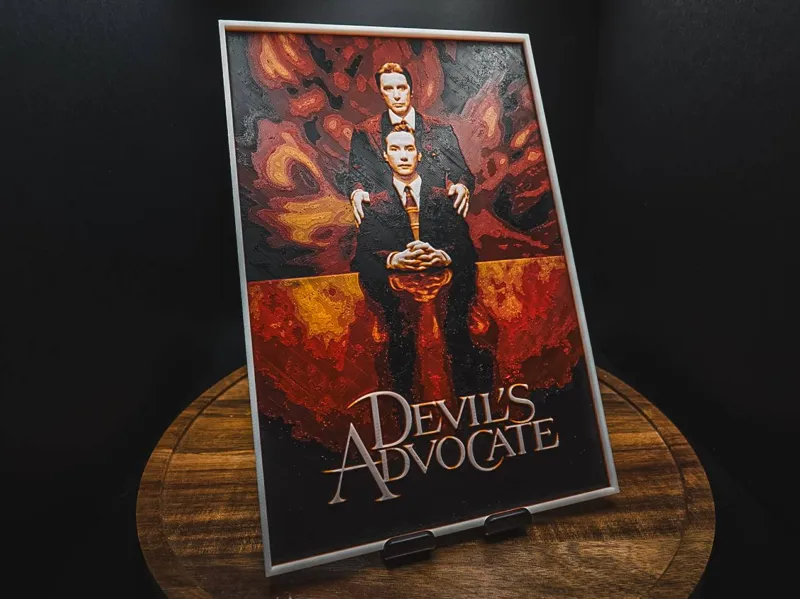 The Devil's Advocate (Movie Poster - HueForge)