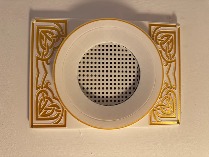 Decorative Aperture Ventilation Plate