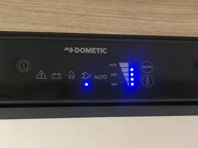 Cover for Dometic fridge control panel