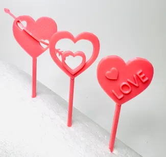 Valentine Cupcake Toppers (3)