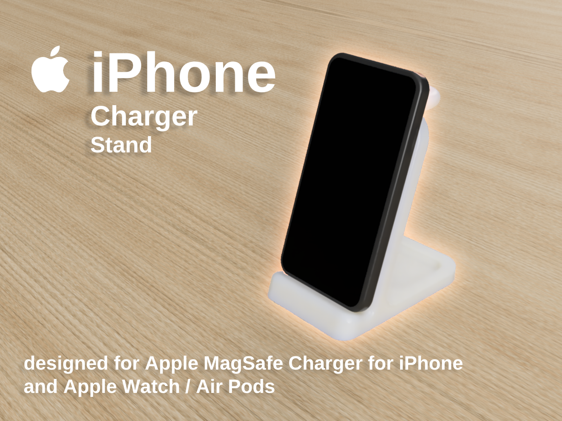 Phone Charging Stand (+ Apple Watch / Air Pods)