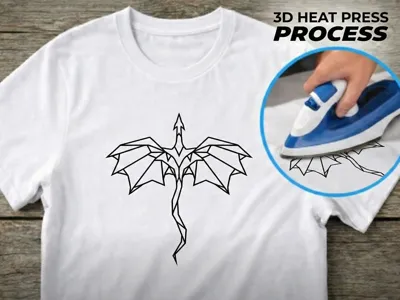 T-shirt Print - Dragon