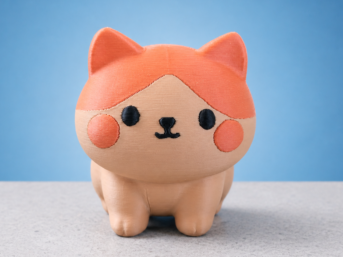 Chubby Cat Figure