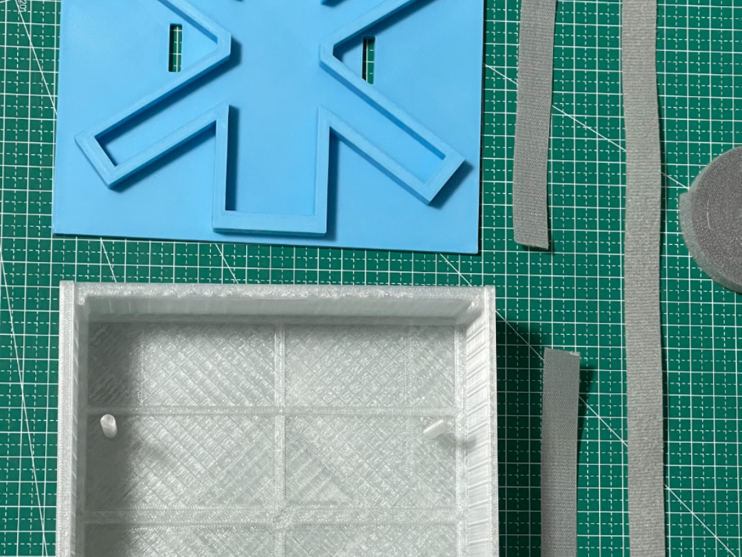 Miniatura 1 do modelo 3D Rate S30 收纳盒 3寸裸桨花飞机 免卸桨收纳盒