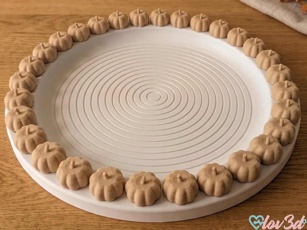 Bandeja organizadora: Modular Fall Pumpkin Deco Tray. Referencia del modelo original.