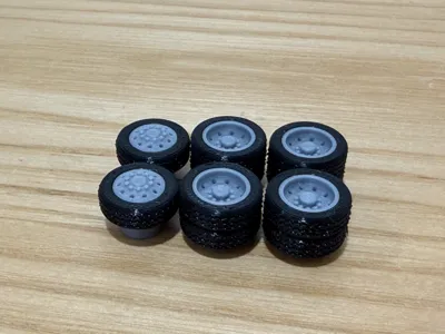 1/64 Wheels and Tires | Semi Trucks and Trailers