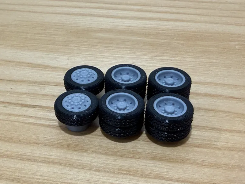 1/64 Wheels and Tires  |  Semi Trucks and Trailers