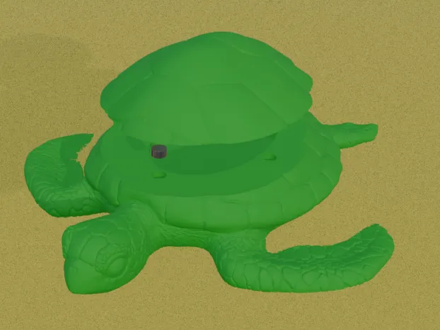 Turtle Jewelry Box w magnetic top Remic