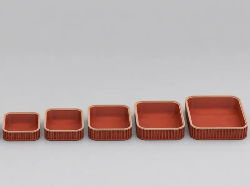 Stackable and Modular Organizer Trays - 7 Sizes