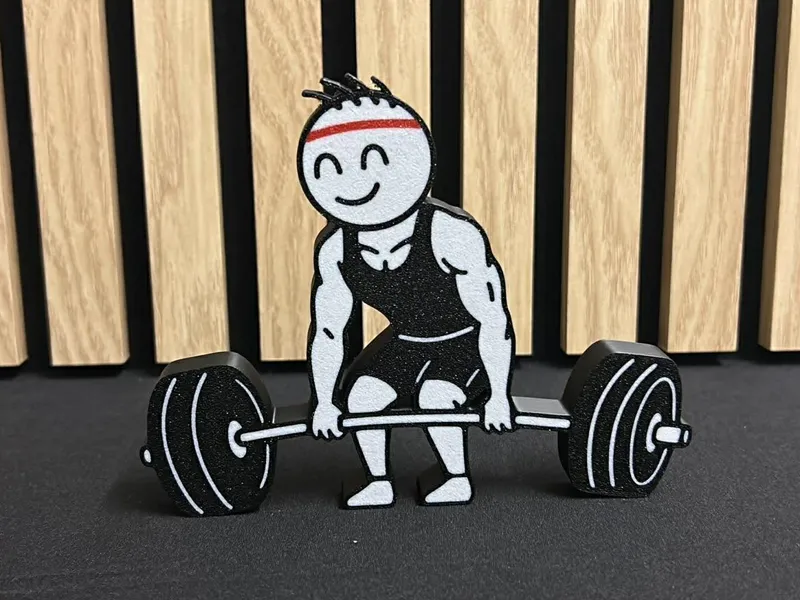 Fitness Figurine Deadlifting