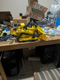0.2mm layer, 2 walls, 15% infill Wide Dozer