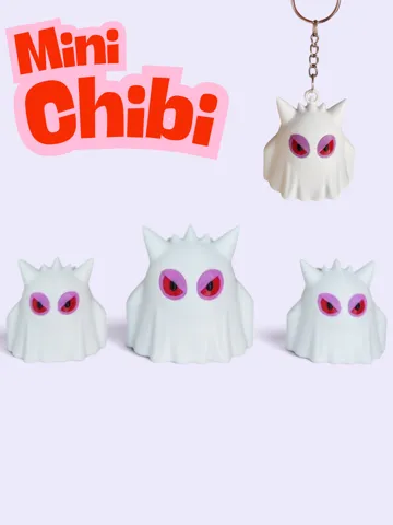 Figura decorativa: Ghost Gengar - Mini Chibi - Halloween Edition — vista de referencia 2