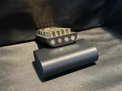 Modern 22 LR Ammo Box - 50 Rounds - Magnetic Close by BATTCAVE ...