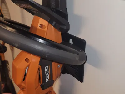 Ridgid Cordless Hedge Trimmer Wall Mount
