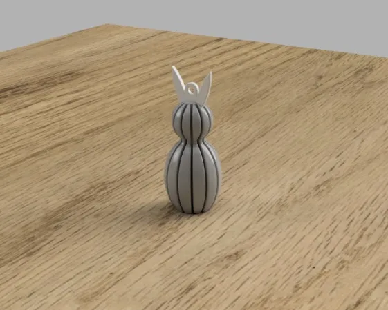 Osterhase – Schlüsselanhänger oder Ohrringe view 3