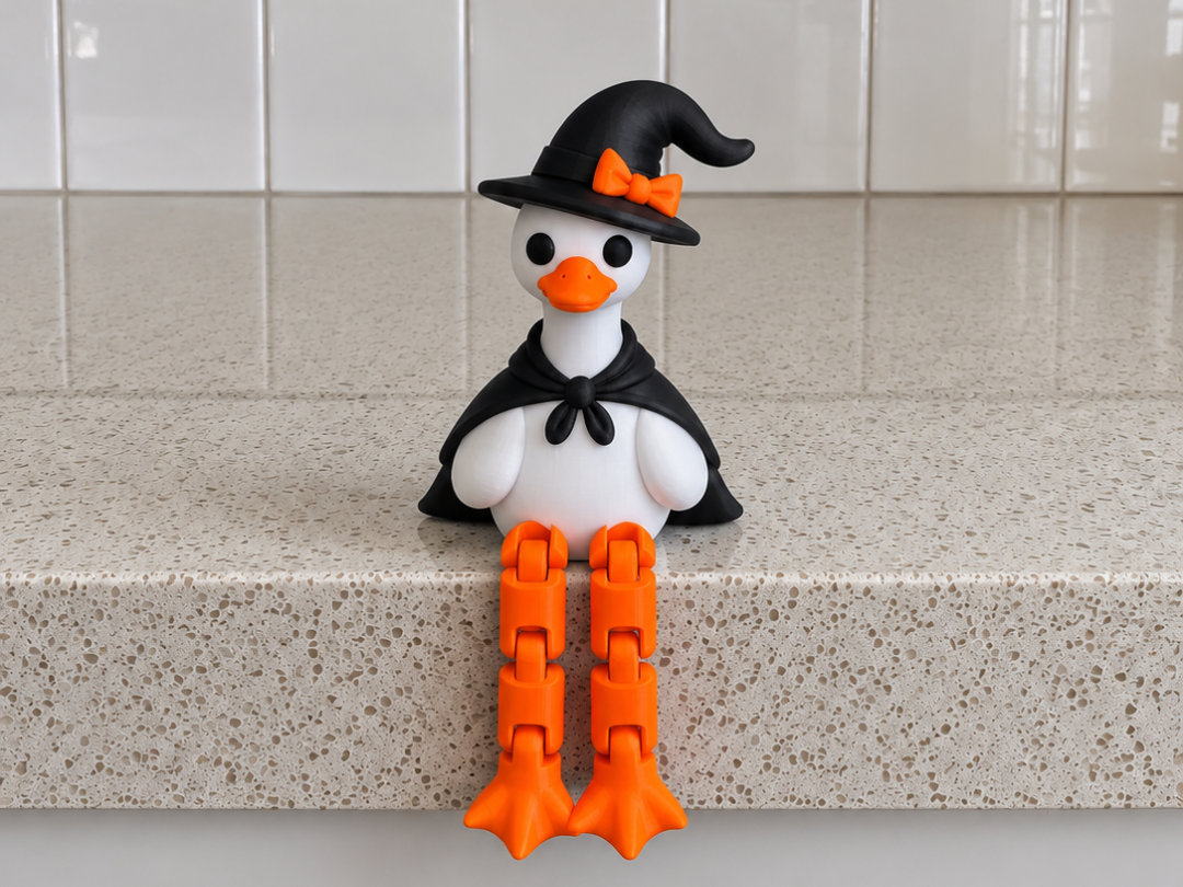 Witch Goose Flexi | Dangly Legs Halloween - 1