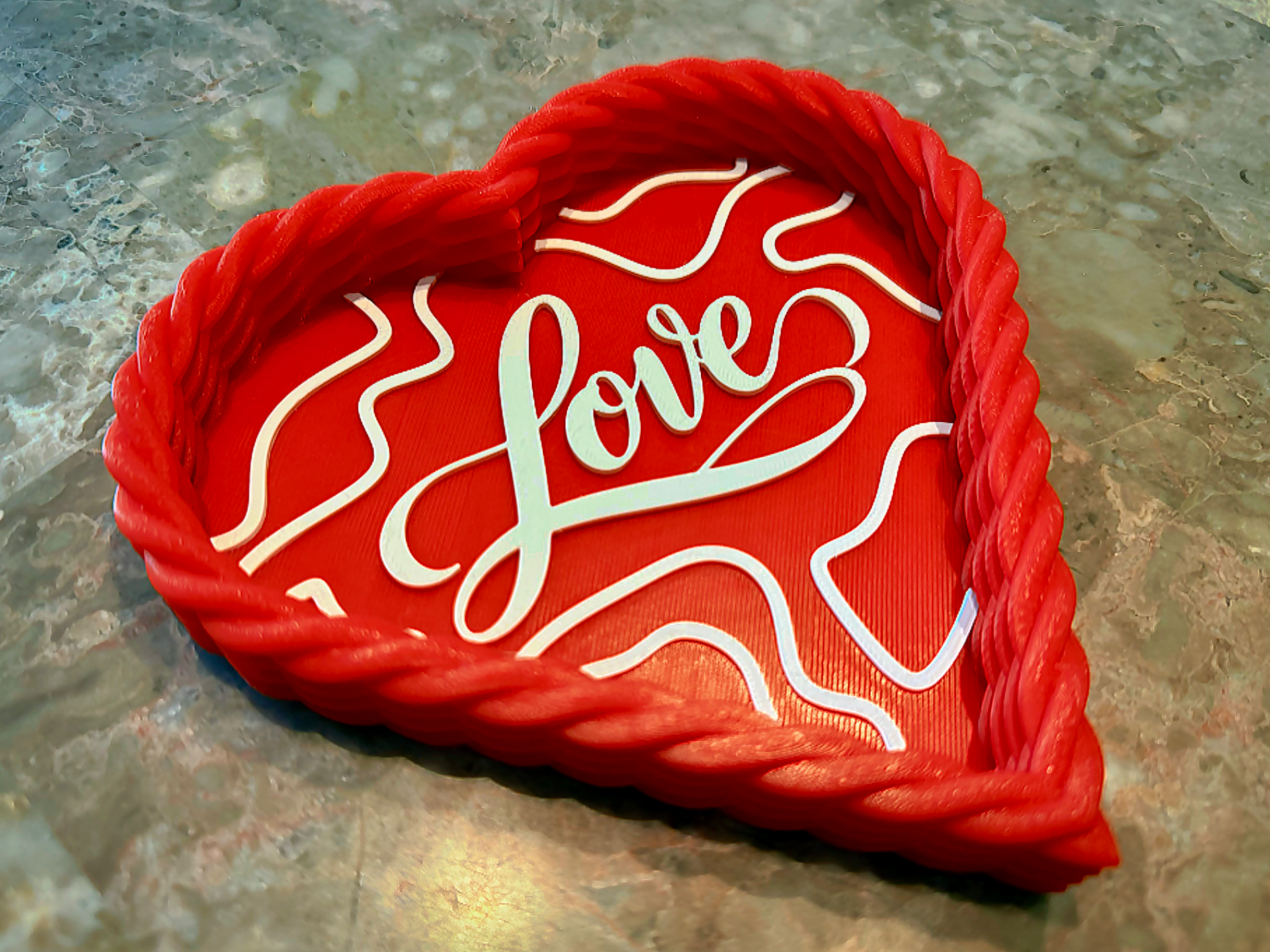 Heart Tray Decor