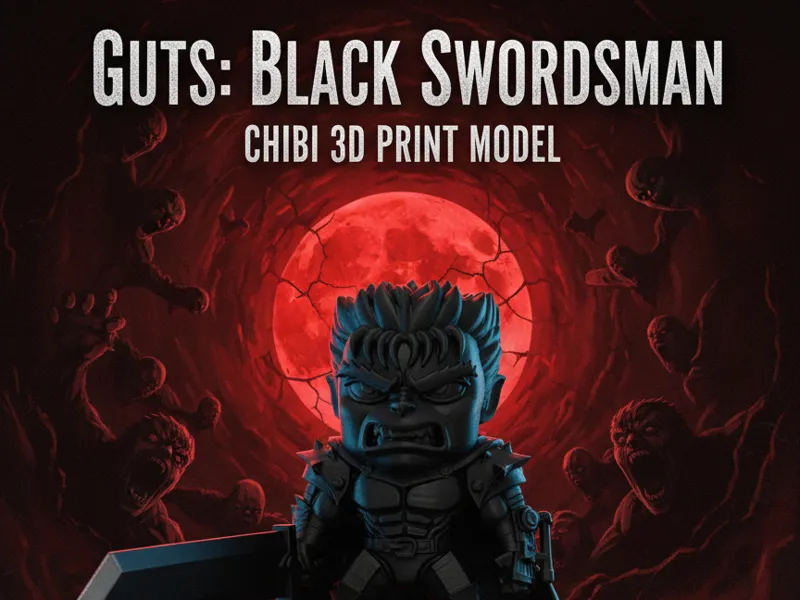 Guts Berserk - Chibi - Pop