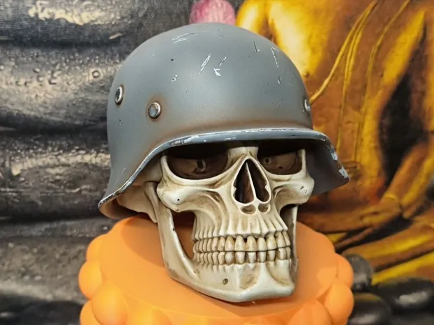Stahlhelm mit Totenschädel – “Death Helmet”
