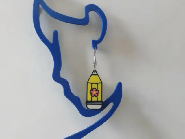 Pencil Multicolor Earrings