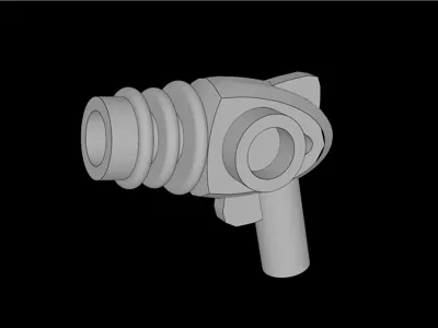 Brick Compatible Minifig Gun Laser Pistol