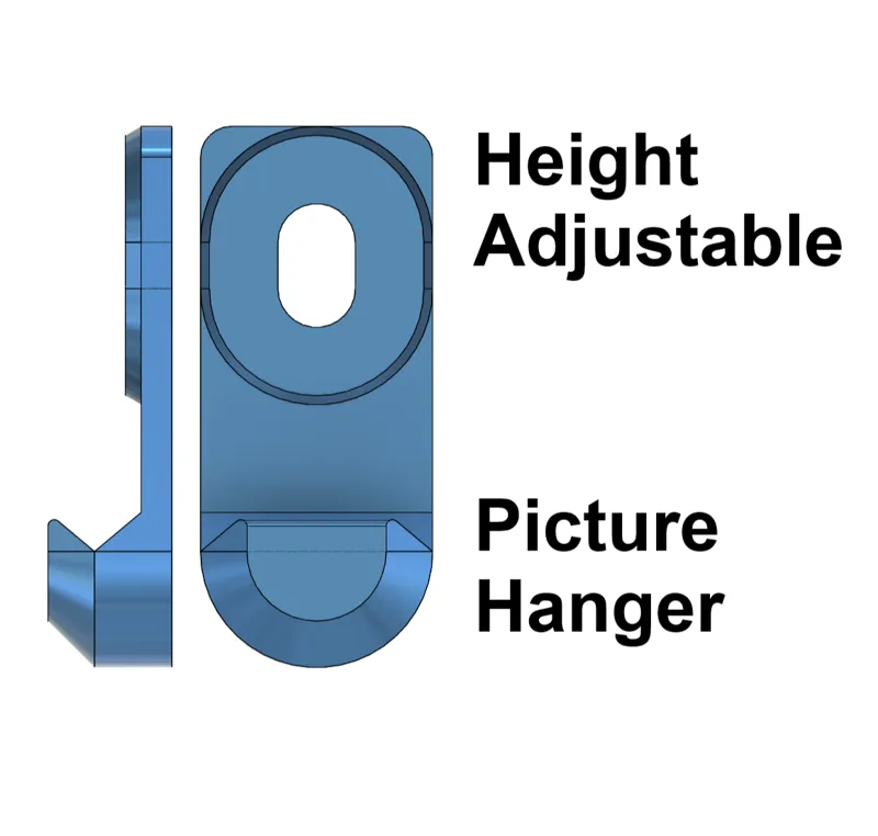 Height Adjustable Picture Hanger