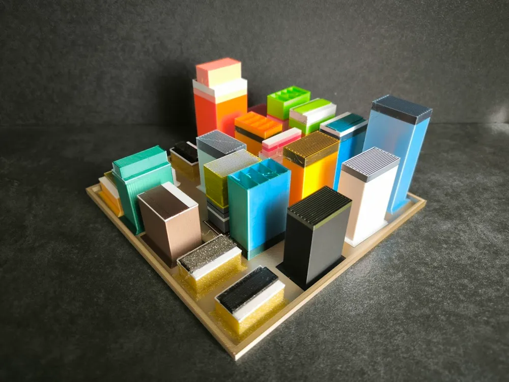 Prime Tower City - Free 3D Print Model - MakerWorld