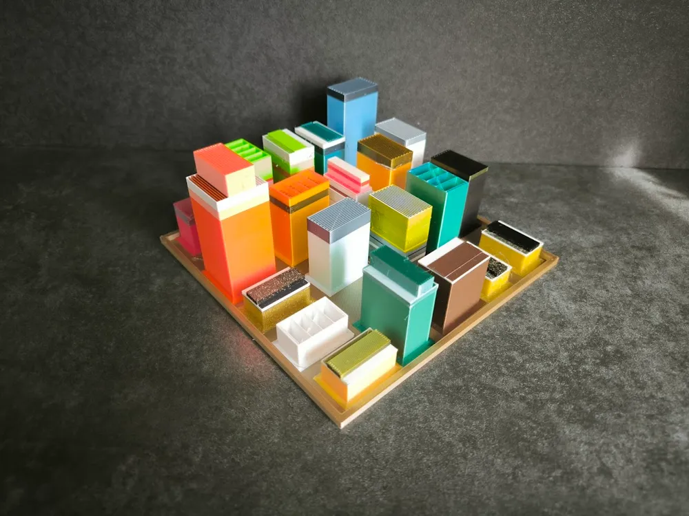 Prime Tower City - Free 3D Print Model - MakerWorld