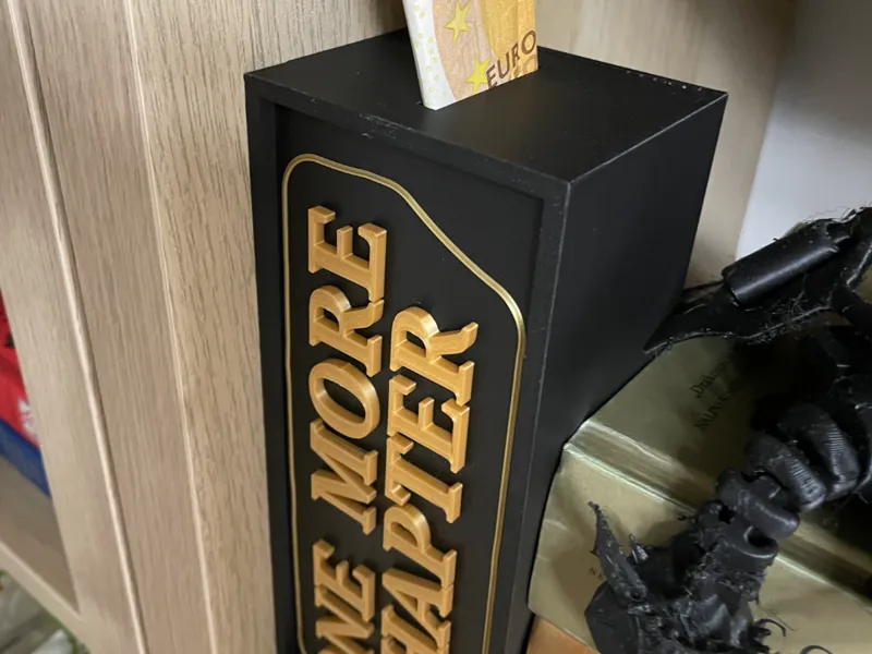 Piggy bank Money bank book nook