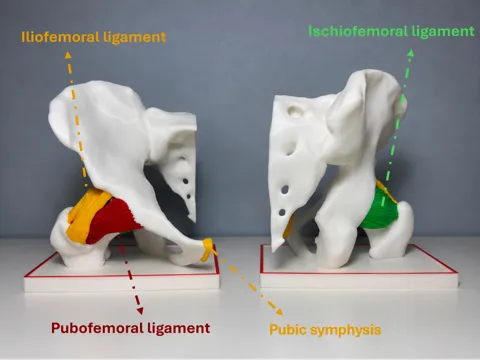 Letrero o emblema decorativo: Hip Joint with Ligaments — referencia de MakerWorld