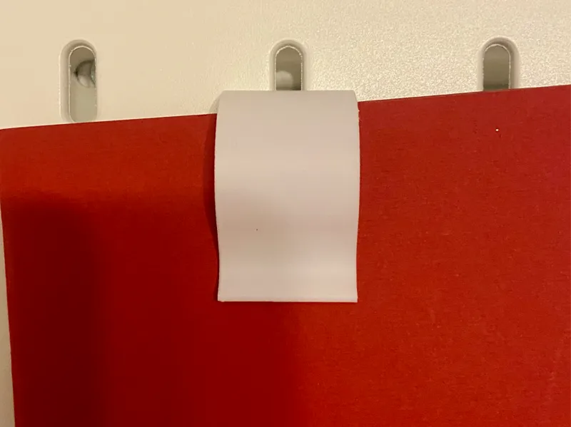 Paperclip for IKEA Skadis