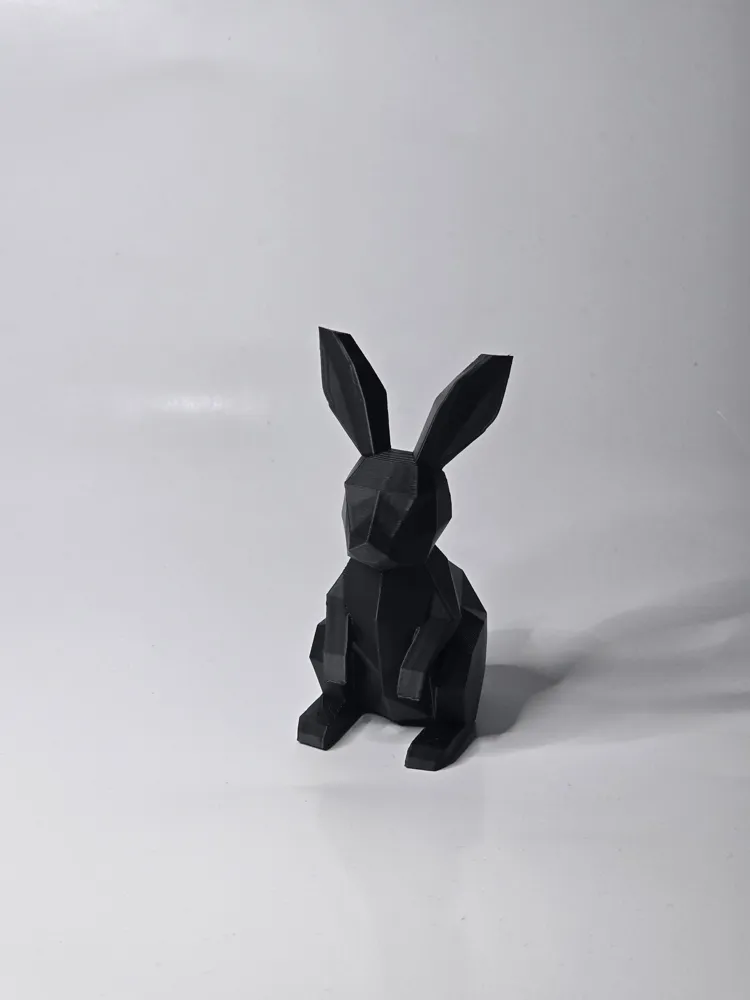 Minimalist low poly rabbit - Free 3D Print Model - MakerWorld