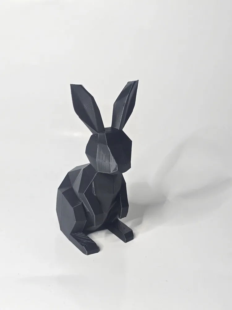 Minimalist low poly rabbit - Free 3D Print Model - MakerWorld
