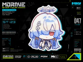 【鸣潮】星弹奇游 人格弹珠 Q版6色叠色冰箱贴/魔术贴（21款全+磁铁组件）