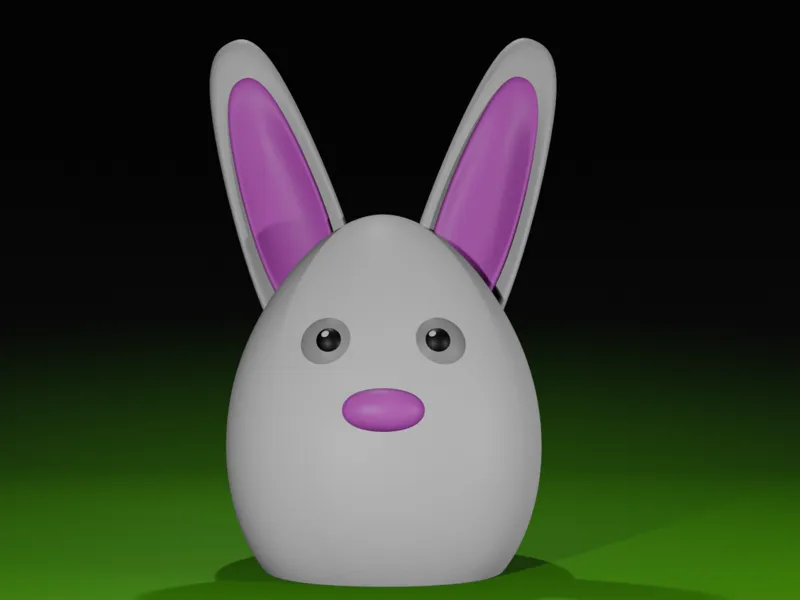 Easter Egg Bunny Decoration