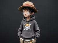 Monkey D. Luffy style urbain — photo 1