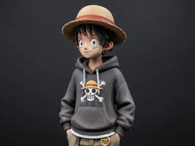 Monkey D Luffy Urban style 