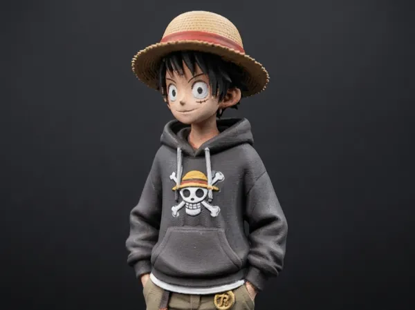 Monkey D. Luffy style urbain