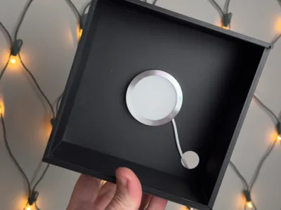 Lithophane Square Box 150mm for LED Lamp Kit