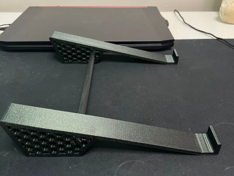 laptop holder hex pattern with stabilizer 
