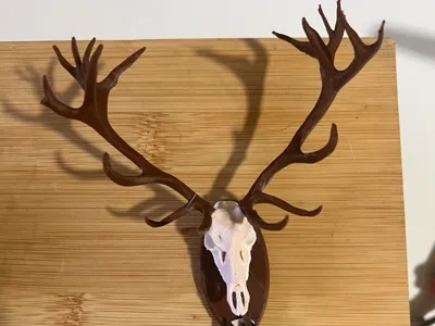 HIGHLY DETAILED REPLICA DEER TROPHY