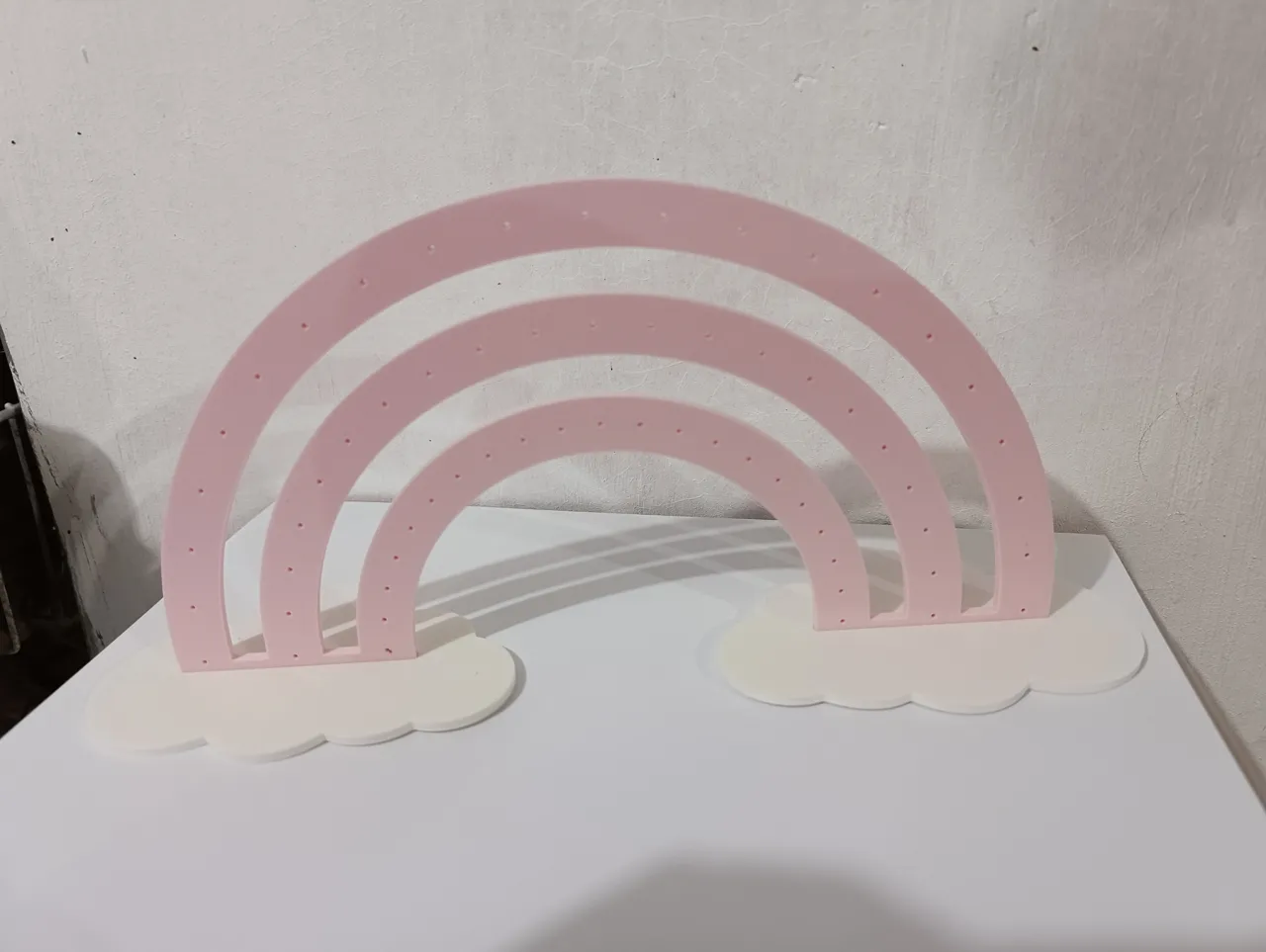 Rainbow Earring Display Stand Organizer– STL File view 3