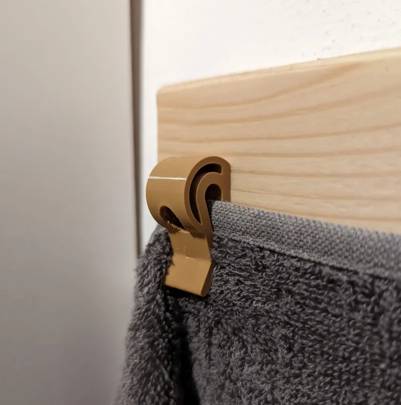 Strong towel hook