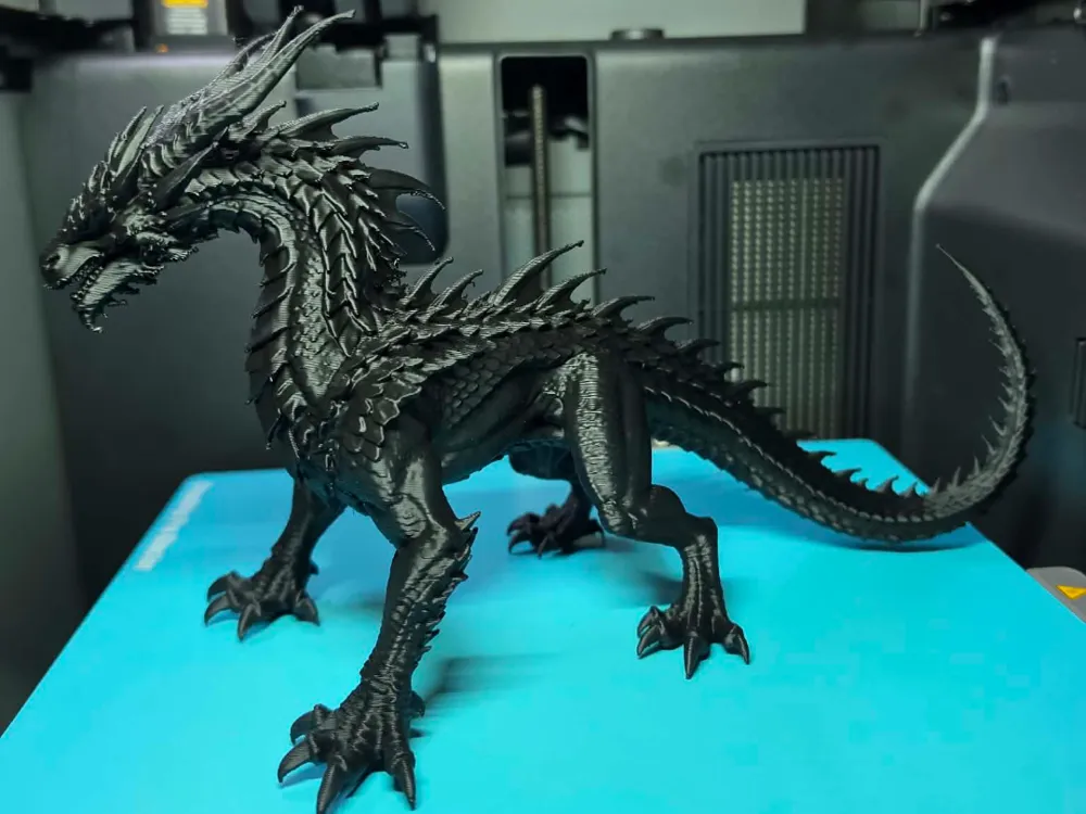 Realistic Fantasy Dragon - Free 3D Print Model - MakerWorld