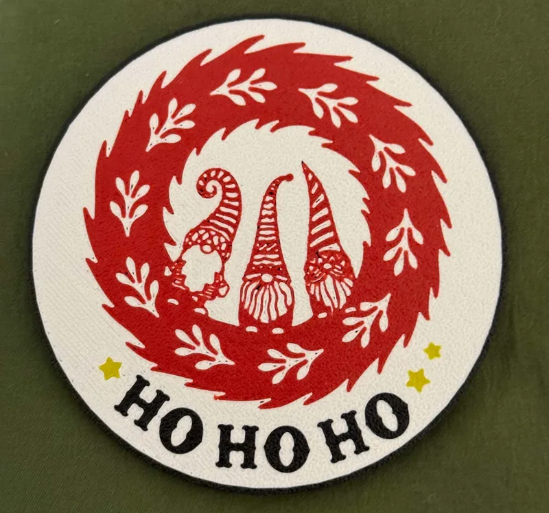 HO HO HO Christmas Coaster