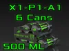 X1/P1/P2/A1 - 500 ml - 6 Cans
