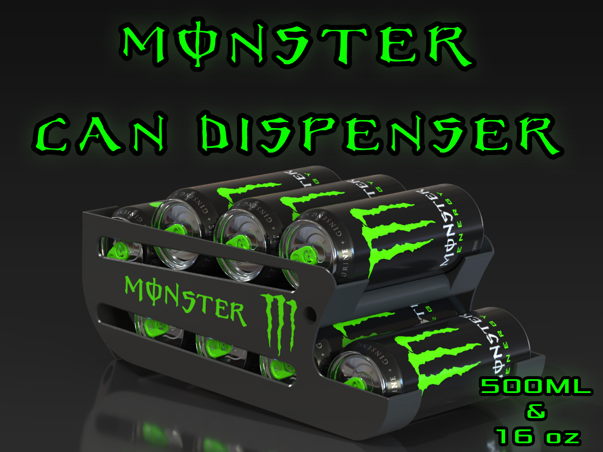 Can dispenser Monster Energy
