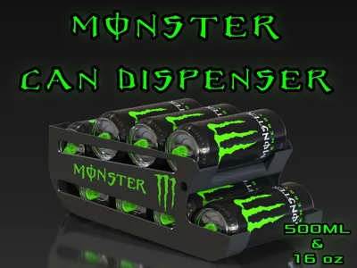 Can dispenser Monster Energy