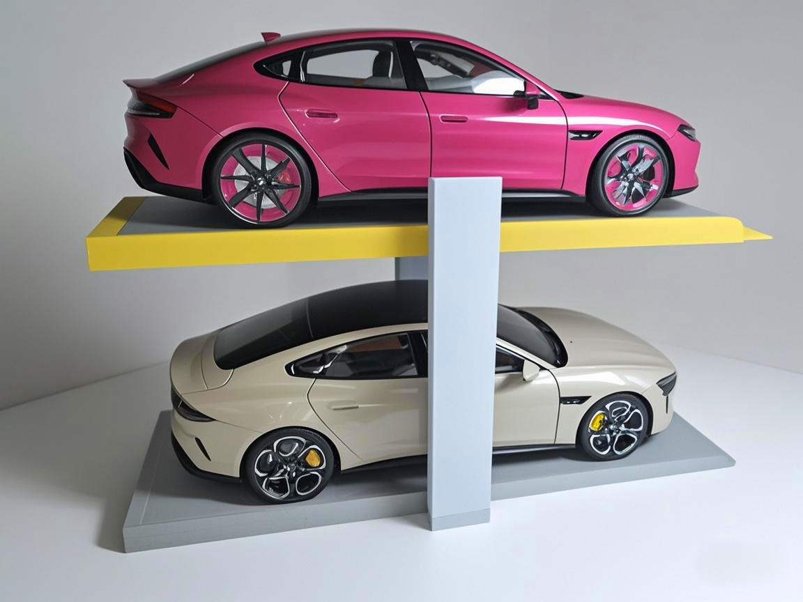 MultiPark DUAL 1:18 18比例模型机械车位双层版